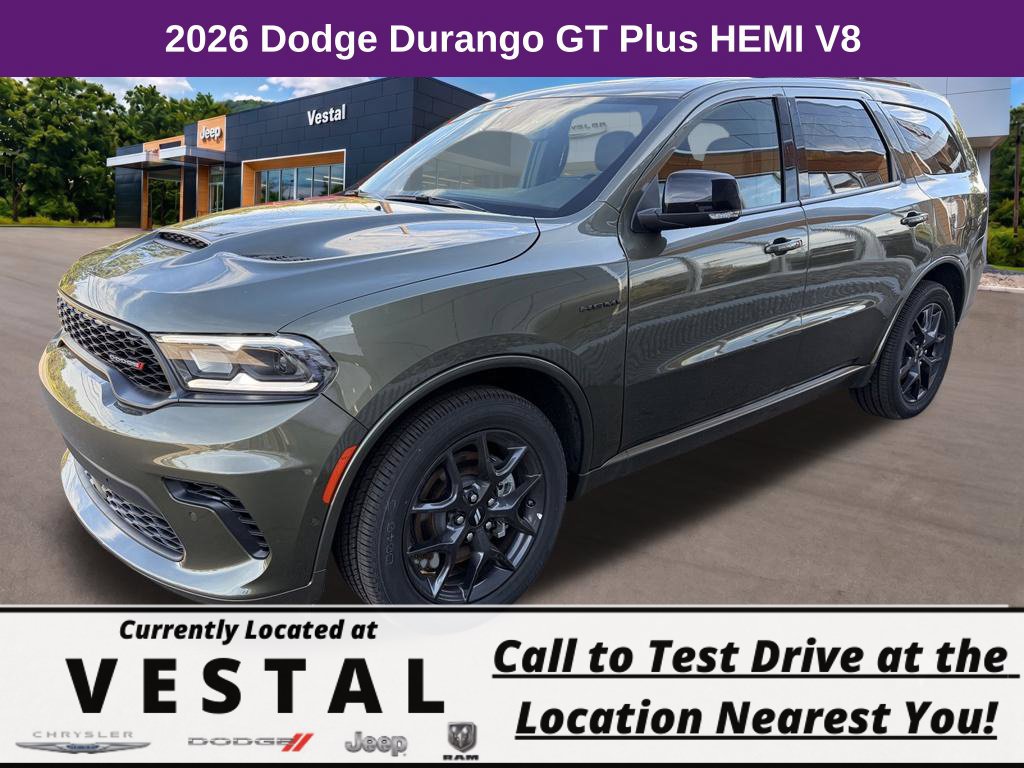 New 2026 Dodge Durango GT AWD/4WD 360° Tour