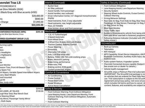Used 2024 Chevrolet Trax LS w/ Driver Confidence Package FWD image 10