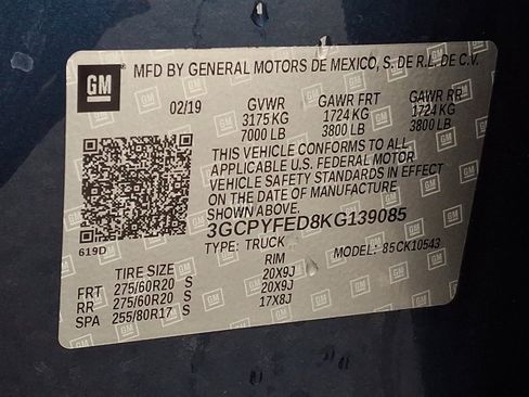 Used 2019 Chevrolet Silverado 1500 LT Trail Boss AWD/4WD image 27