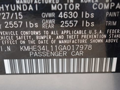 Used 2016 Hyundai Sonata Limited w/ Option Group 02 FWD image 39