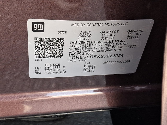 Certified 2025 Chevrolet Traverse RS AWD/4WD image 29
