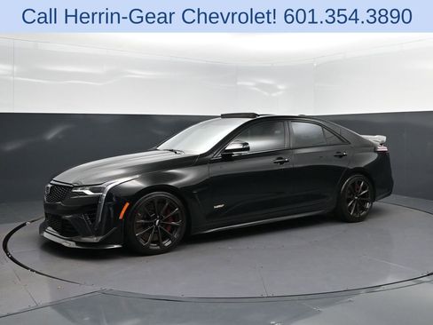 Used 2022 Cadillac CT4 V Blackwing w/ Carbon Fiber 1 Package RWD image 3