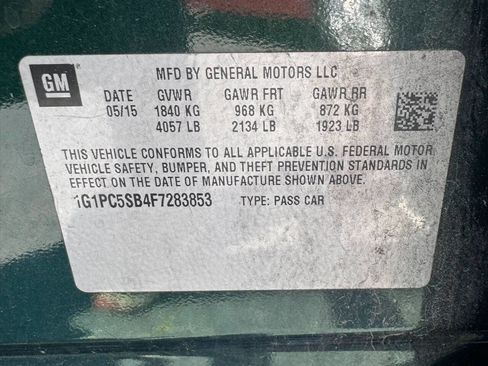Used 2015 Chevrolet Cruze LT FWD image 26