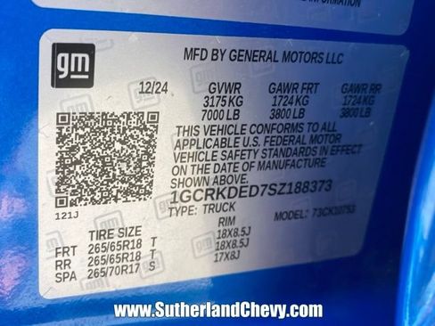 Used 2025 Chevrolet Silverado 1500 LT w/ Z71 Off-Road Package AWD/4WD image 52