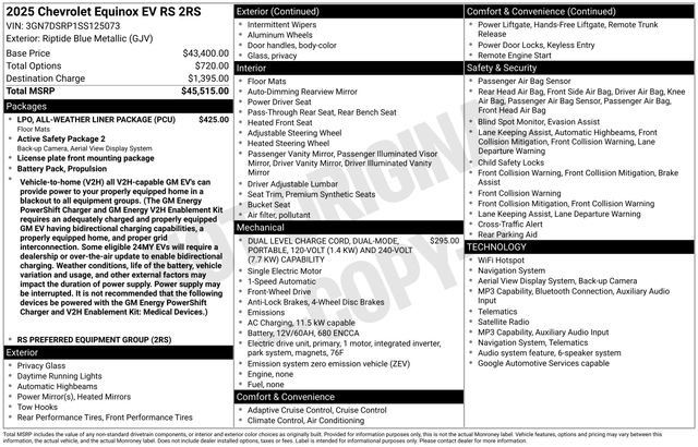 Used 2025 Chevrolet Equinox EV RS FWD image 7