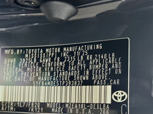 Used 2026 Toyota Corolla LE image 12