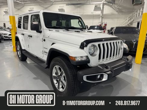 Used 2018 Jeep Wrangler Unlimited Sahara image 1