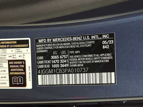 Certified 2023 Mercedes-Benz EQE 350+ 4MATIC SUV image 13