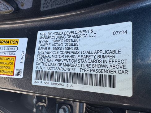 Used 2024 Honda Accord LX image 16