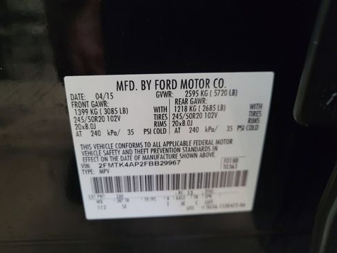 Used 2015 Ford Edge Sport AWD/4WD image 33