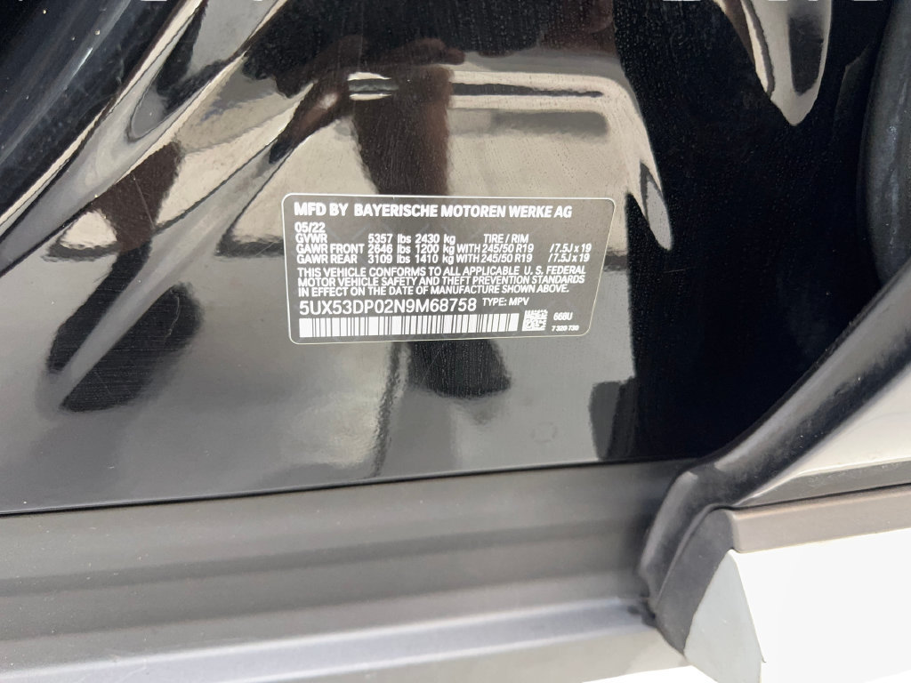 Used 2022 BMW X3 xDrive30i w/ Premium Package 2 AWD/4WD image 94