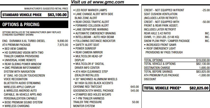 Certified 2022 GMC Sierra 2500 AT4 w/ AT4 Premium Plus Package AWD/4WD image 2