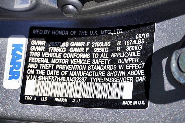 Used 2018 Honda Civic Sport image 13