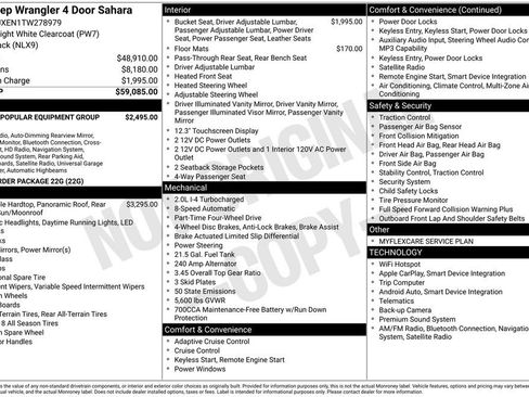 New 2026 Jeep Wrangler Unlimited Sahara AWD/4WD image 9