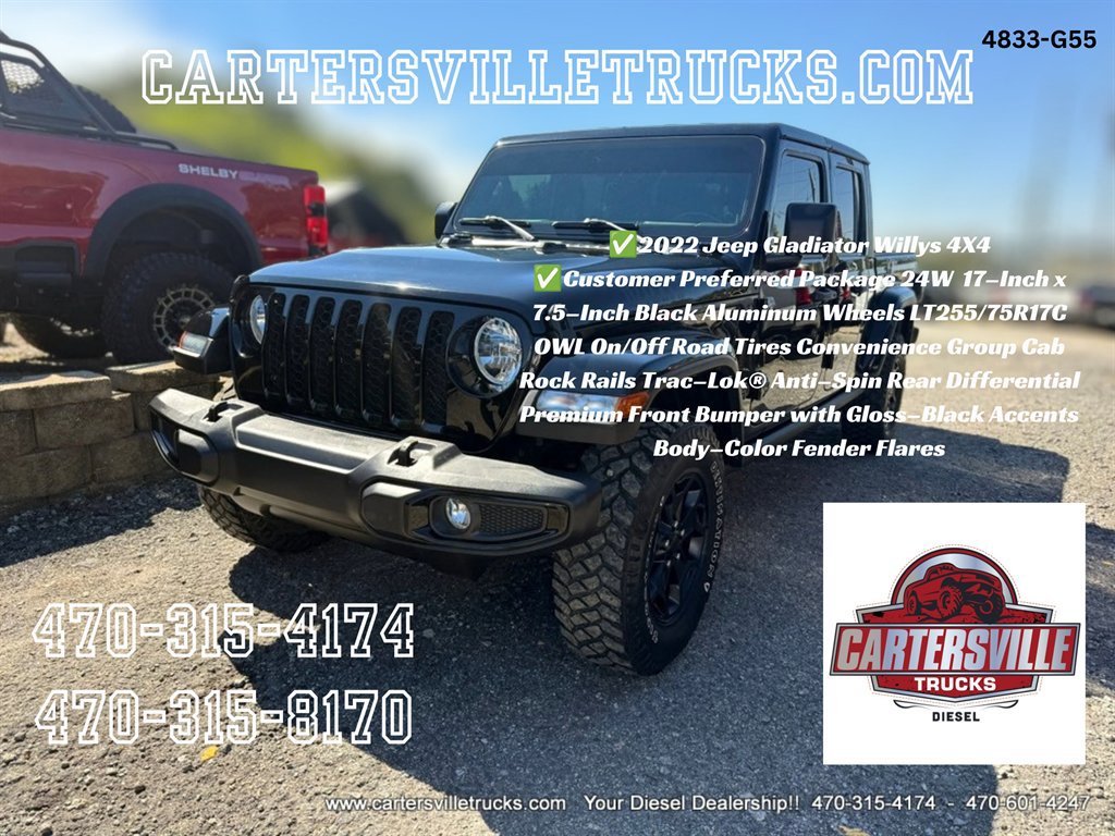 Used 2022 Jeep Gladiator Sport AWD/4WD image 1