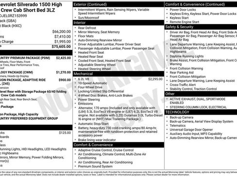 Used 2024 Chevrolet Silverado 1500 High Country w/ High Country Premium Package AWD/4WD image 26