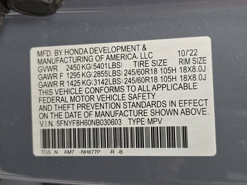 Certified 2022 Honda Passport TrailSport image 36