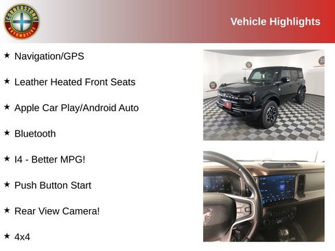 Used 2022 Ford Bronco Outer Banks AWD/4WD image 2