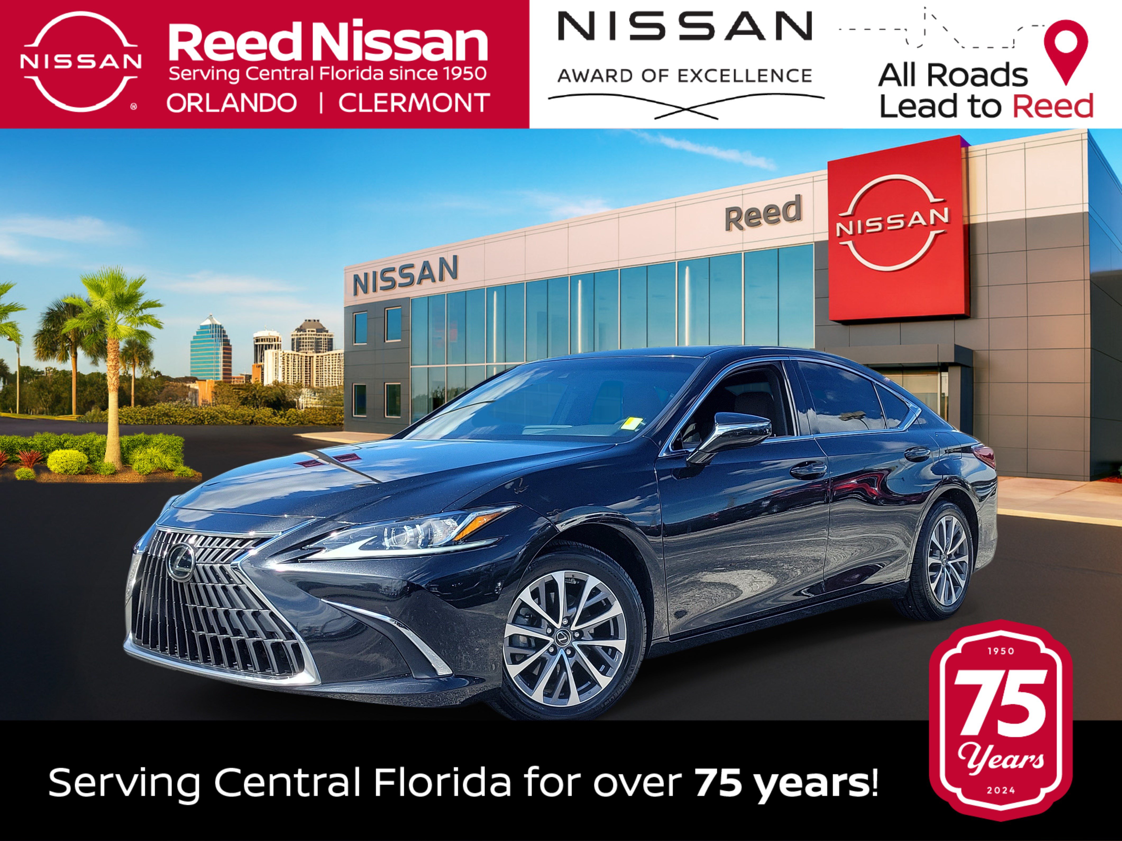 Used 2022 Lexus ES 350 w/ Accessory Package FWD image 1