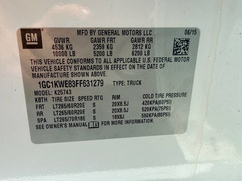Used 2015 Chevrolet Silverado 2500 LTZ w/ Duramax Plus Package AWD/4WD image 42