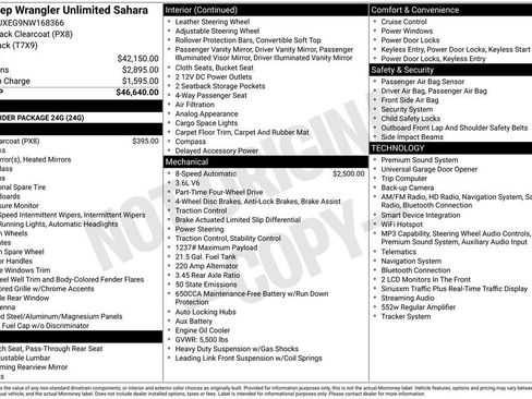 Used 2022 Jeep Wrangler Unlimited Sahara image 77