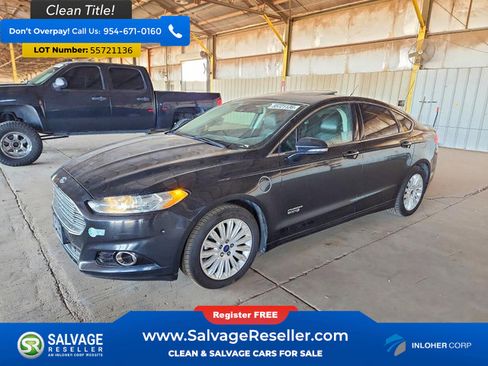 Used 2014 Ford Fusion Energi Titanium w/ Driver Assist Package FWD image 1