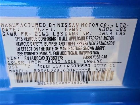Certified 2024 Nissan Sentra SV FWD image 29