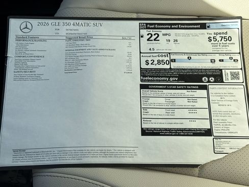 New 2026 Mercedes-Benz GLE 350 4MATIC image 34