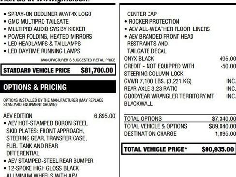 Certified 2023 GMC Sierra 1500 AT4X w/ AT4X AEV Edition AWD/4WD image 2