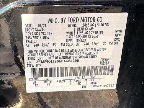 Used 2021 Ford Edge SEL w/ Cargo Accessory Package image 32