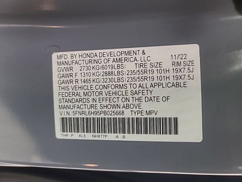 Used 2023 Honda Odyssey Elite image 44