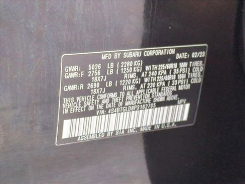 Certified 2023 Subaru Outback Onyx Edition XT image 25
