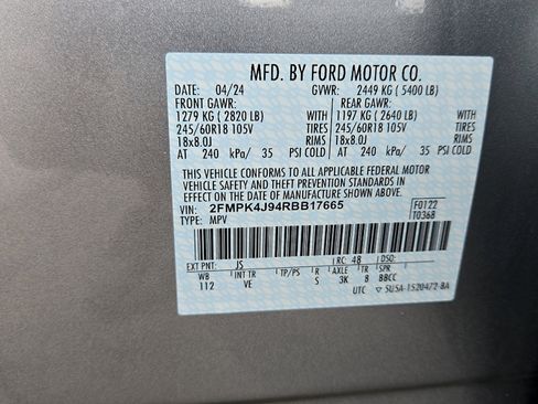 Certified 2024 Ford Edge SEL w/ Convenience Package AWD/4WD image 25