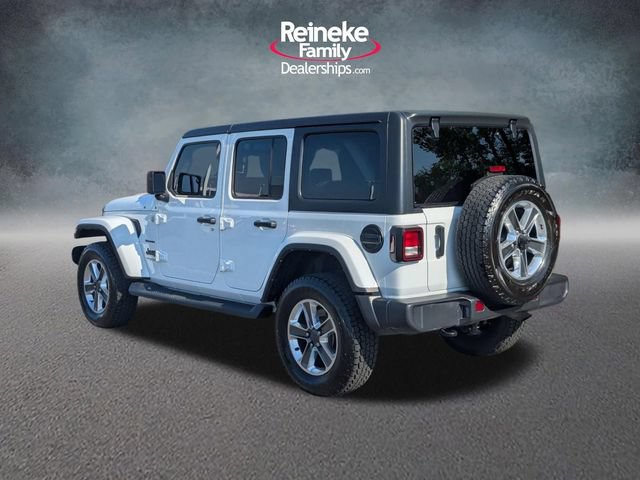 Used 2021 Jeep Wrangler Unlimited Sahara w/ Uconnect 4C Nav & Sound Group AWD/4WD image 8