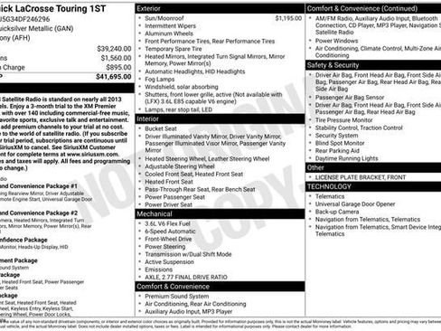 Used 2013 Buick LaCrosse Touring image 31