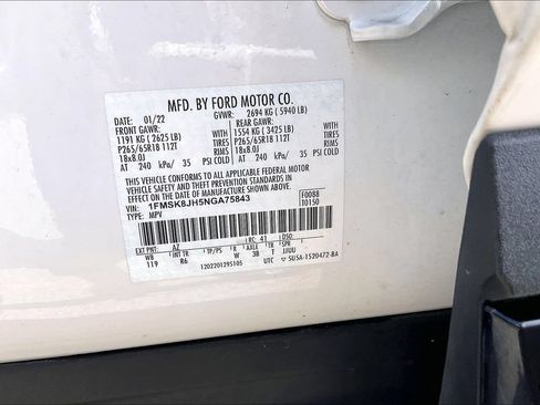 Used 2022 Ford Explorer Timberline AWD/4WD image 33