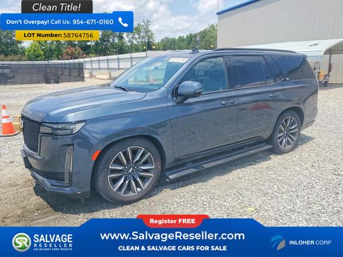 Used 2021 Cadillac Escalade Sport w/ Driver Assist Tech Package AWD/4WD image 1