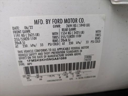 Certified 2022 Ford Explorer ST-Line image 26