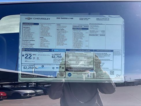New 2026 Chevrolet Traverse LT w/ Enhanced Driving Package FWD image 20
