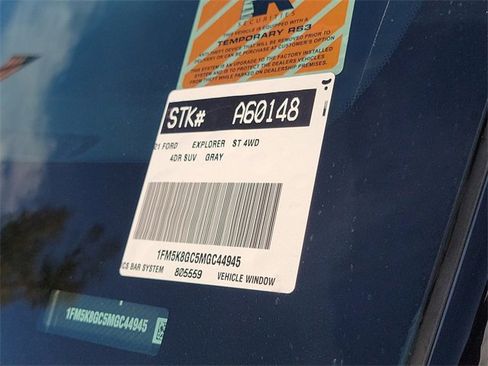 Certified 2021 Ford Explorer ST w/ Equipment Group 401A image 31