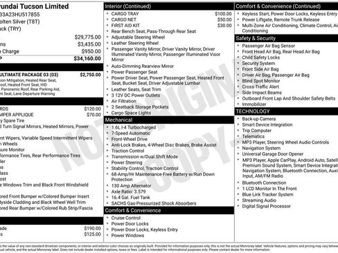 Used 2017 Hyundai Tucson Limited w/ Limited Ultimate Package 03 FWD image 4