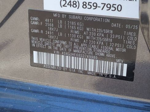 Certified 2025 Subaru Crosstrek 2.5i Sport image 34