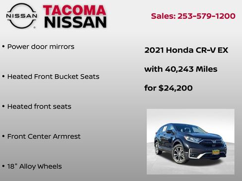 Used 2021 Honda CR-V EX image 18