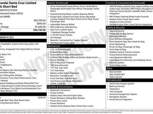 New 2026 Hyundai Santa Cruz Limited AWD/4WD image 4