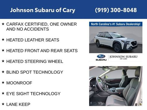 Used 2025 Subaru Outback Onyx Edition XT w/ Popular Package #2 AWD/4WD image 6
