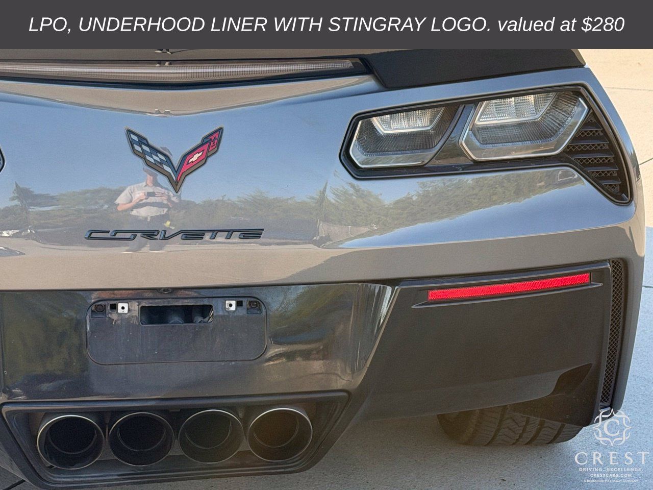 Used 2015 Chevrolet Corvette Stingray Coupe w/ Carbon Flash Badge Package RWD image 8