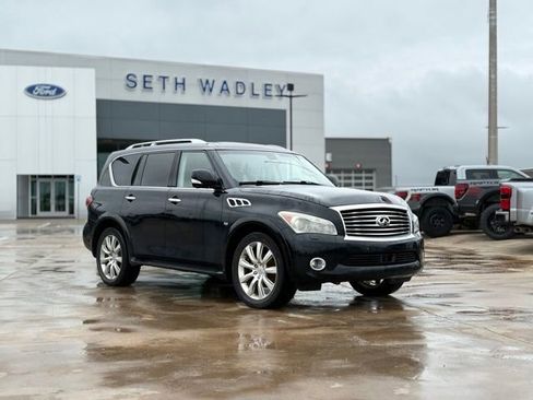 Used 2014 INFINITI QX80 4WD w/ Deluxe Touring Package image 1