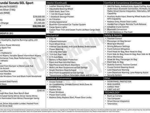 New 2026 Hyundai Sonata SEL image 30