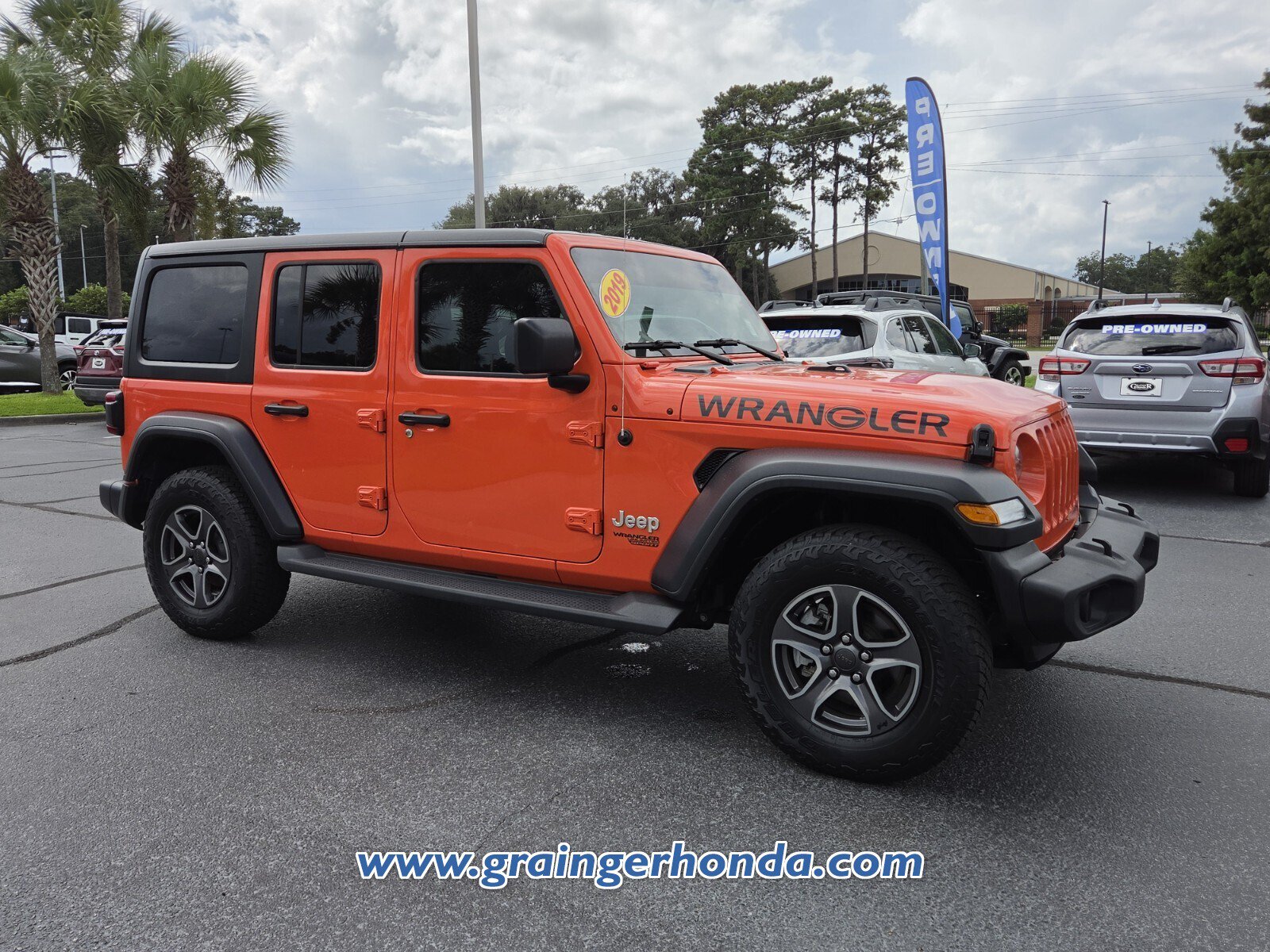 Used 2019 Jeep Wrangler Unlimited Sport S AWD/4WD image 7