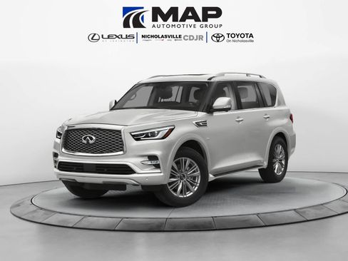 Used 2019 INFINITI QX80 Luxe w/ 22" Wheel Package AWD/4WD image 1